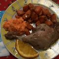 Horváth Dorina_1 Cooksnap-ja, amikor elkészítette a(z) Rozmaringos-narancsos sült kacsacomb receptet.