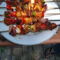 dwhitmore8's cooksnap of when they made chicken kabobs.