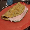 El cooksnap de Lucrecia Gomez Lencina cuando hizo Omelette de zanahoria relleno.