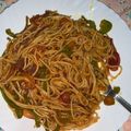 Meera Singh का कुकस्नैप जब उन्होंने स्ट्रीट स्टाइल स्पाइसी मैगी नूडल्स (Street style spicy maggi noodles recipe in hindi) बनाया था।