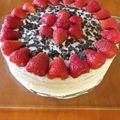 Andrea Stáberné Virág Cooksnap-ja, amikor elkészítette a(z) Epres - mascarponés torta receptet.
