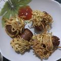 Cooksnap dari Dinara untuk resep Sosis mi gulung