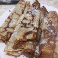 El cooksnap de Claudia Dominguez cuando hizo Panqueques con dulce de leche.
