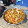 El cooksnap de cristinarecetas cuando hizo Paella de mariscos.