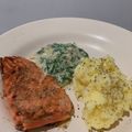 Cooksnap dari yustika fanty untuk resep Salmon Teriyaki Salsa with Mashed Potato