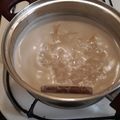 El cooksnap de Solitary Wolf cuando hizo Arroz con leche de chufa.
