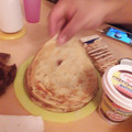 El cooksnap de Maria Belén cuando hizo Pancakes/Hotcakes.