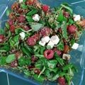 El cooksnap de Paa cuando hizo Ensalada de lentejas, canónigos, frambuesas y queso feta 🥬🍓🧀.