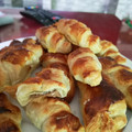 El cooksnap de César Gutierrez cuando hizo Mini croissant relleno de Nutella.