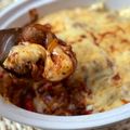 Cooksnap Sesimple Loralin semasa beliau membuat Meatball Bolognaise Bakar.