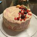 Renáta Lakatos Cooksnap-ja, amikor elkészítette a(z) Joghurtos erdei gyümölcsös torta receptet.