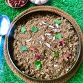 Seema Raghav का कुकस्नैप जब उन्होंने धनिया पंजीरी (Dhaniya Panjiri recipe in Hindi) बनाया था।