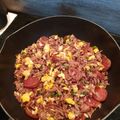 รูป Cooksnap ของ Puizz Teaw เมื่อเขาทำ ข้าวผัดกุนเชียง