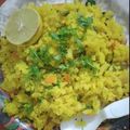 Jyoti Chandratre's cooksnap of when they made मीक्स वेज पोहा (mix veg pohe recipe in marathi).