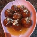 Ankita Kapil Varshney's cooksnap of when they made Instant Gulab Jamun.