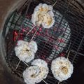 El cooksnap de Eugenia Emilce Pastor cuando hizo Chinchulines a la parrilla.