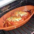 El cooksnap de Alicia Lagarto cuando hizo Pechugas de pollo rellenas de queso.