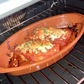 El cooksnap de Alicia Lagarto cuando hizo Pechugas de pollo rellenas de queso.
