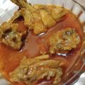 Bakul Samantha Sarkar's cooksnap of when they made আলু দিয়ে চিকেনের ঝোল(alu diye chicken er jhol recipe in Bengali).