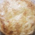 El cooksnap de Moni Bernat cuando hizo Tarta de jamón y queso.