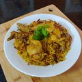 Chandana Pal's cooksnap of when they made চিকেন বিরিয়ানি (Chicken Biriyani Tamil style recipe in Bengali,).