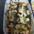 El cooksnap de Patricia Diaz Suarez cuando hizo Lubina al horno con Limón y patatas.