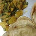 Dharaa Pandy का कुकस्नैप जब उन्होंने आलू मटर की सब्जी (Aloo Matar ki sabzi recipe in hindi) बनाया था।