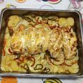 El cooksnap de Manuel saez cuando hizo Pechuga de pollo al horno con salsa de yogur y patatas.
