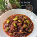 Cooksnap 0h Hana !! semasa beliau membuat Sambal Bilis Petai.