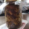 El cooksnap de marcela Rri cuando hizo Berenjenas al escabeche.