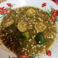 Cooksnap Julia ALeen Aireish semasa beliau membuat Sambal belacan.