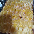 El cooksnap de Liliana Ortega cuando hizo Tarta de manzana y membrillo masa sin manteca.