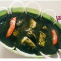 jaya tripathi's cooksnap of when they made Palak paneer.