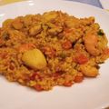 El cooksnap de Maria Rosa Rodriguez Sanchez cuando hizo Arroz meloso con vieiras y langostinos en olla eléctrica.