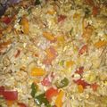 El cooksnap de Ezequiel Morrone cuando hizo Yakimeshi fácil de camarón.