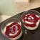El cooksnap de Alicia Lagarto cuando hizo Mousse de chocolate blanco con fresas.
