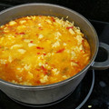 El cooksnap de Marta cuando hizo Arroz caldoso con pollo.