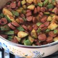 El cooksnap de Claudia Rojas cuando hizo Calabazas en chipotle.