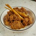 Deniza Ika's cooksnap of when they made Rendang daging.