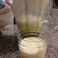 El cooksnap de Nikki Hinojosa cuando hizo Pisco Mango Sour.