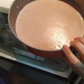 El cooksnap de marta gonzalez batista cuando hizo Tarta de fresones y queso.