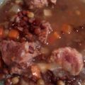 El cooksnap de Karina Laroux cuando hizo Guiso de lentejas.
