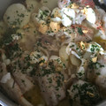 El cooksnap de Elena cuando hizo Cazuela de pescado y patatas.
