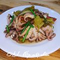 Cooksnap của QUÂN NGUYỄN khi họ làm theo món Bạch tuộc xào cần tỏi tây