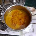 Lalima Saxena's cooksnap of when they made #flavor4 Arhr dal msala tadka...