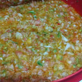 El cooksnap de Maria Belen cuando hizo Salsa Criolla Argentina.