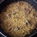 El cooksnap de carlos cuando hizo Fideos a la cazuela.