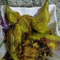 Deepti Johri का कुकस्नैप जब उन्होंने भरवा करेला (bharwa karela recipe in Hindi) बनाया था।