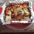 El cooksnap de Manolo Valencia cuando hizo Salmón al horno.