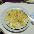 El cooksnap de Iago C P cuando hizo Espagueti carbonara.
